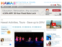 Tablet Screenshot of hawaiiactive.com